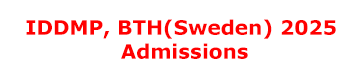 BTH, Sweden - Five Year Integrated Double Degree Masters Program - 2025-26