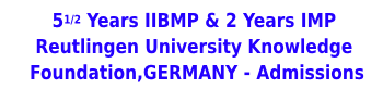 IIBMP &  IMP Admissions