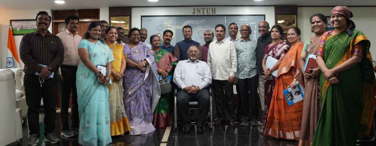 Hearty congratulations to Honourable Vice-Chancellor Prof. T. Kishen Kumar Reddy on the successful completion of one year as Vice-Chancellor of JNTUH